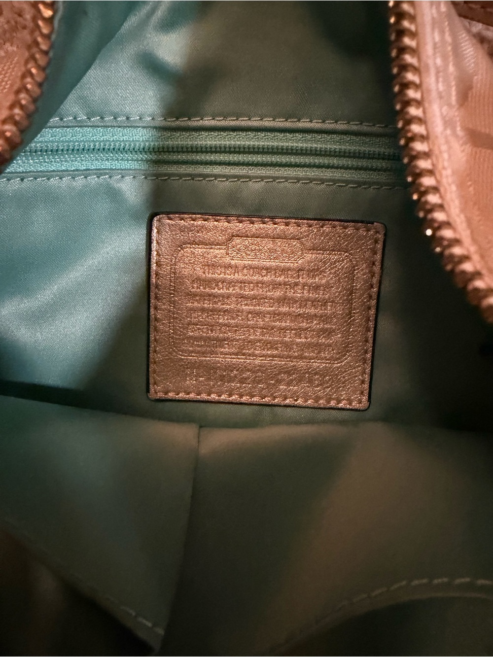 Coach Crossbody Shoulder Bag with Multicolor Accents - Picture 4 of 4